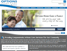 Tablet Screenshot of optionsservices.net